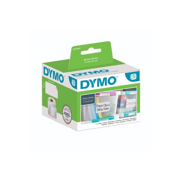 Rotolo da 1000 etichette Dymo LabelWriter multiuso 57x32 mm bianco S0722540 main product photo