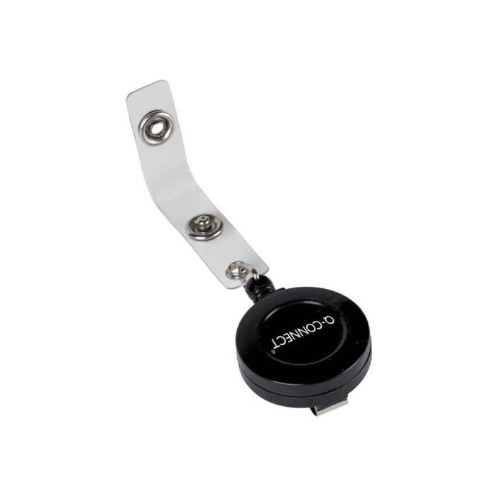 Cordoncino jojo per portabadge Q-Connect fino a 60 cm nero conf. da 10 - KF14147 main product photo