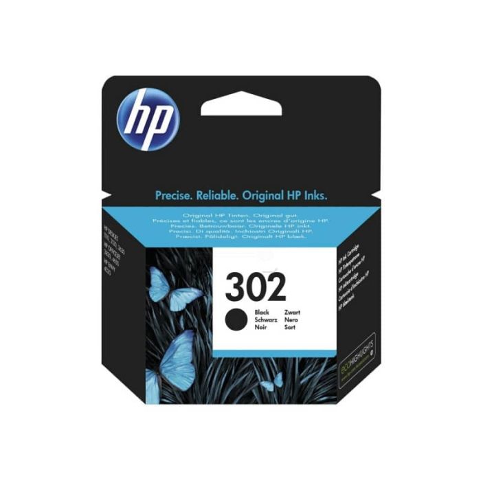 Cartuccia inkjet 302 HP nero F6U66AE main product photo