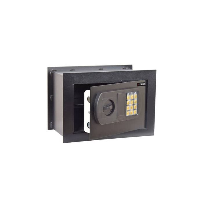 Cassaforte da muro i.DEKT con chiusura elettronica + 2 chiavi d'emergenza nero mm. 330x200x230 - SSWHFE main product photo
