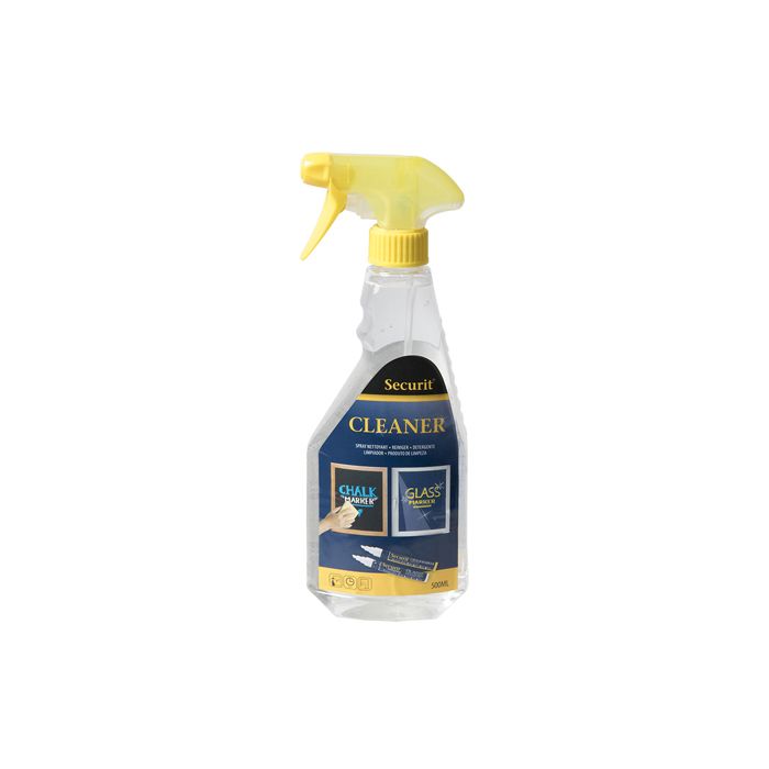 Detergente spray Securit per rimozione pennarelli a gesso liquido resistenti all'acqua - 500 ml - SECCLEAN-KL main product photo