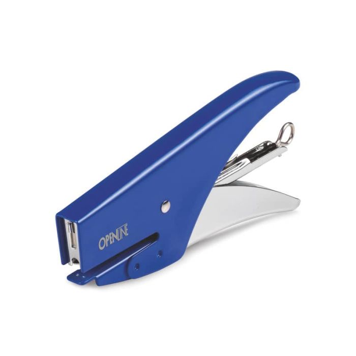 Cucitrice manuale a pinza OPENLINE passo 6 max 18 ff blu 0185B main product photo