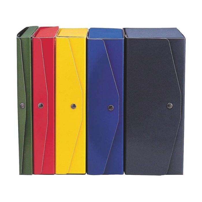 Scatola archivio King Mec Project - dorso 6 - 26x36 cm blu 23404 main product photo