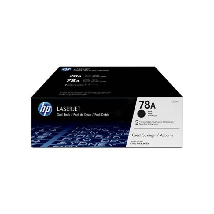 Toner 78A HP nero Conf. 2 - CE278AD main product photo