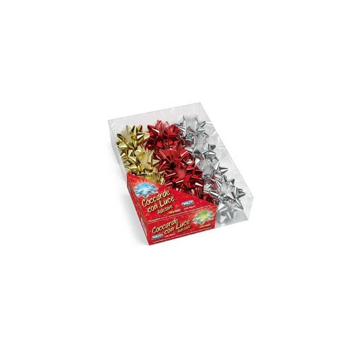 Espositore 12 coccarde luminose Lebez diamentro 8 cm in colori assortiti 60227 main product photo