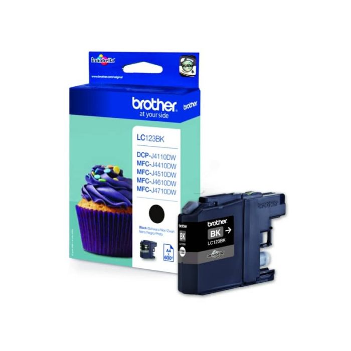 Cartuccia inkjet LC-123 Brother nero LC-123BK main product photo