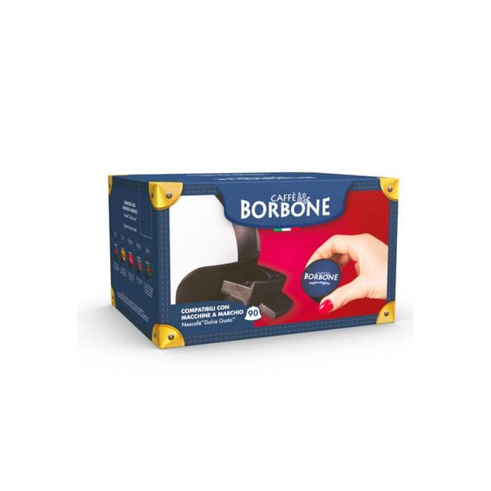 Capsule compatibili Dolce Gusto 90 pz Caffe Borbone qualità Nera DGBNERA6X15N main product photo