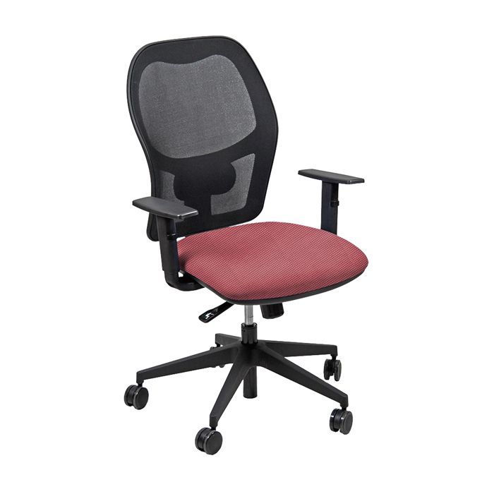 Seduta ergonomica Hubble - tessuto idrorepellente antimacchia - rosa - Unisit main product photo