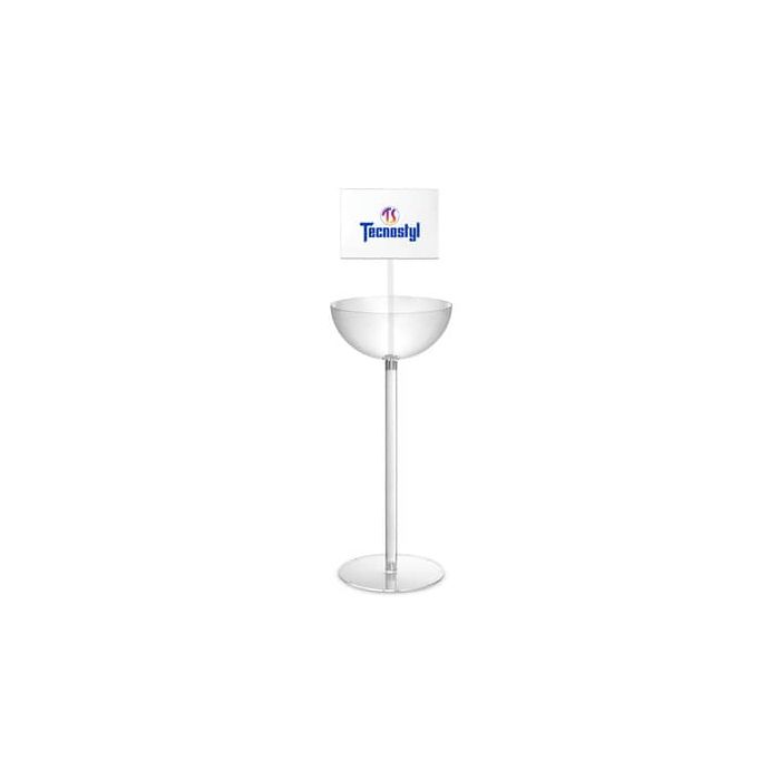 Staffa porta-avvisi TECNOSTYL formato A4 in acrilico piegato più cartoncino KCRW14 main product photo