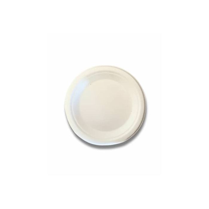 Piatto dessert in bagassa sbiancata Ferrari Bio conf. 100 pz 172x15,8 mm FBIO69 main product photo