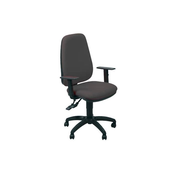 Sedia operativa girevole Unisit Teti TETE Eco Smart - rivestimento Eco grigio chiaro - con braccioli - TETE/EI main product photo