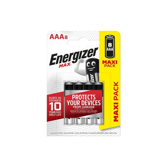 Batterie ENERGIZER Max AAA conf. da 8 - E301530900 main product photo