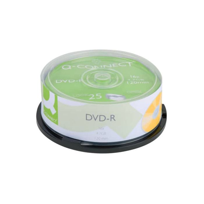 DVD-R Q-Connect Spindle 16x 120 min non stampabile conf.da 25 pezzi - KF00255 main product photo