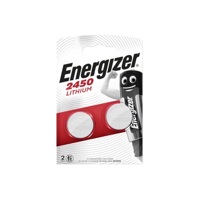 Batterie al litio a bottone ENERGIZER CR2450 conf. da 2 - E300830703 main product photo