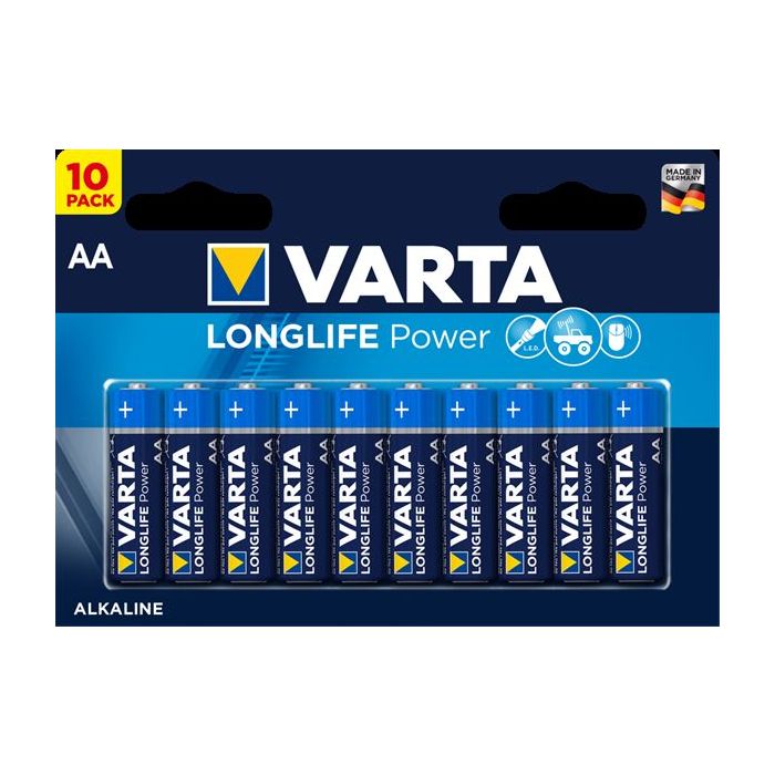 VARTA CF10 LONGLIFE POWER BLU AA ALCALINA main product photo