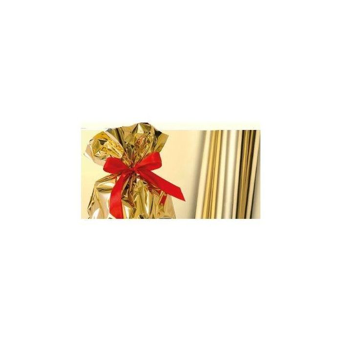 Busta regalo - senza patella adesiva - 16 x 25 cm - 30 micron - PPL - metal lucido - oro - PNP - conf. 50 pezzi main product photo