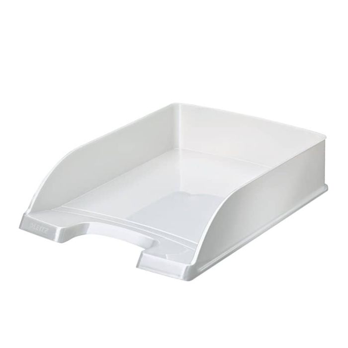Vaschetta portacorrispondenza Leitz WOW in polistirolo A4 bianco metalizzato 52263001 main product photo