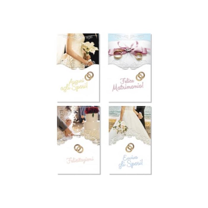 Biglietti per le nozze Saemec conf. 12 pz small SC70981 main product photo