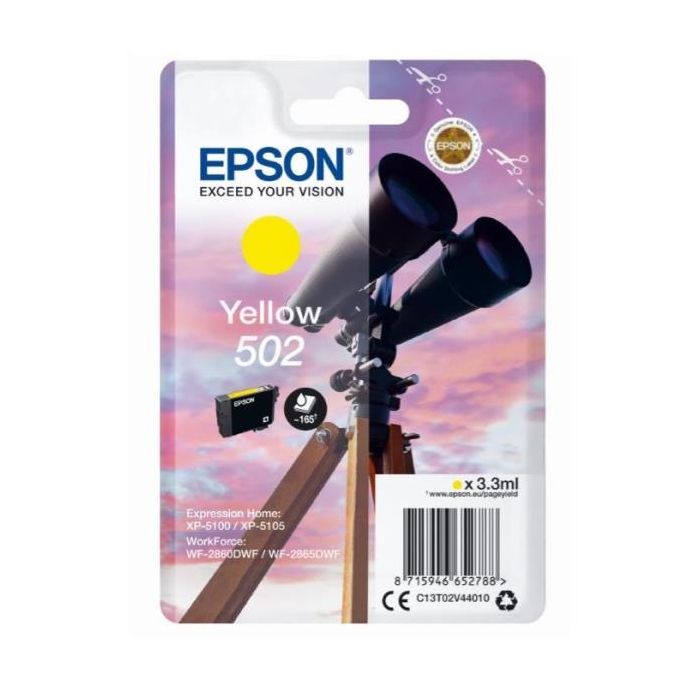 EPSON CART.GIALLO BINOCOLO 502 SERIE main product photo