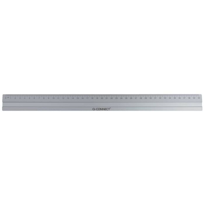 Righello Q-Connect alluminio argento 40 cm E-10292 IA main product photo