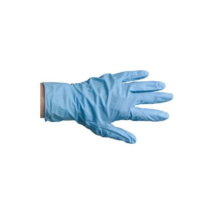 Guanti multiuso Diversey in lattice blu conf. 12 pz Tg. L 7515486 main product photo