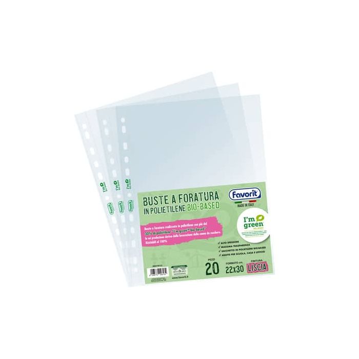 Buste a foratura universale Favorit banda laterale trasparente 400178113 main product photo