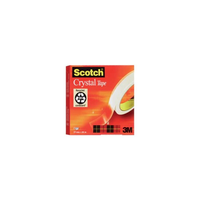 Nastro adesivo Scotch Crystal 600 19 mm x 66 m supertrasparente - 600 main product photo
