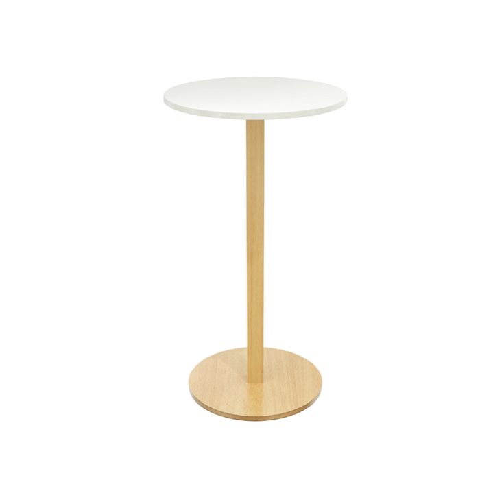Tavolo alto diam.60 x H110cm Bianco Woody Paperflow main product photo