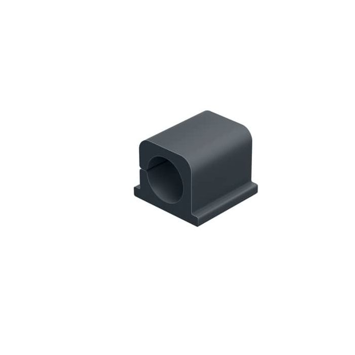 Clip fermacavi adesiva DURABLE CAVOLINE CLIP PRO 2 grafite per 2 cavi conf. da 4 - 504337 main product photo
