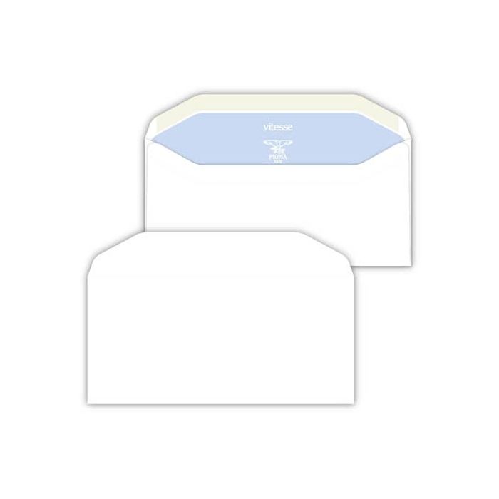Buste senza finestra Pigna Envelopes Vitesse 80 g/m² 110x230 mm bianco conf. 500 - 0388763 main product photo