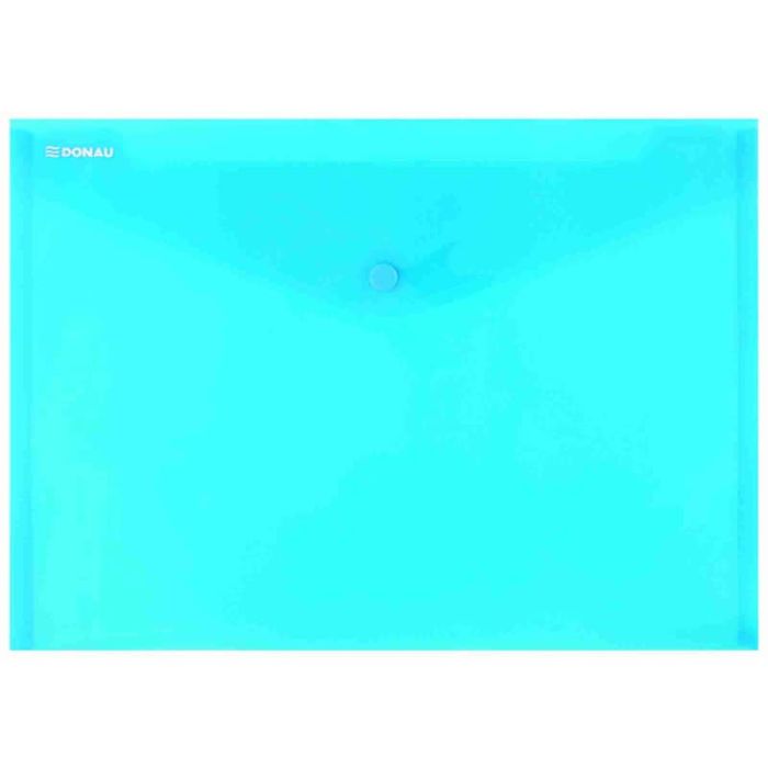 Buste con bottone in PPL ecologico Donau formato A4 blu - conf. da 12 pz - 8544001PL-10 main product photo