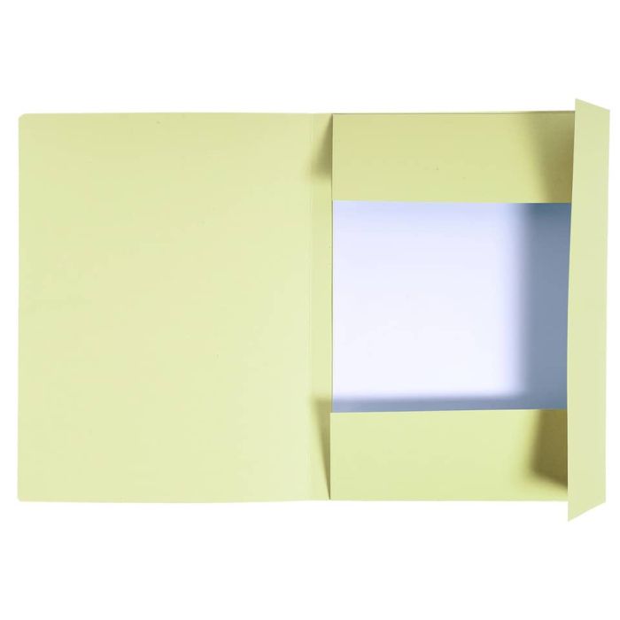 Cartelline a 3 lembi Foldyne Forever 24,5x35 cm giallo conf. 50 pezzi - 449005E main product photo