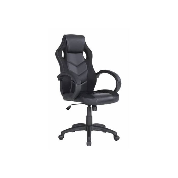 Poltrona gaming per adulti Serena Group Las Vegas L61 x P66 x H106/116 cm - nero - GA9381K main product photo