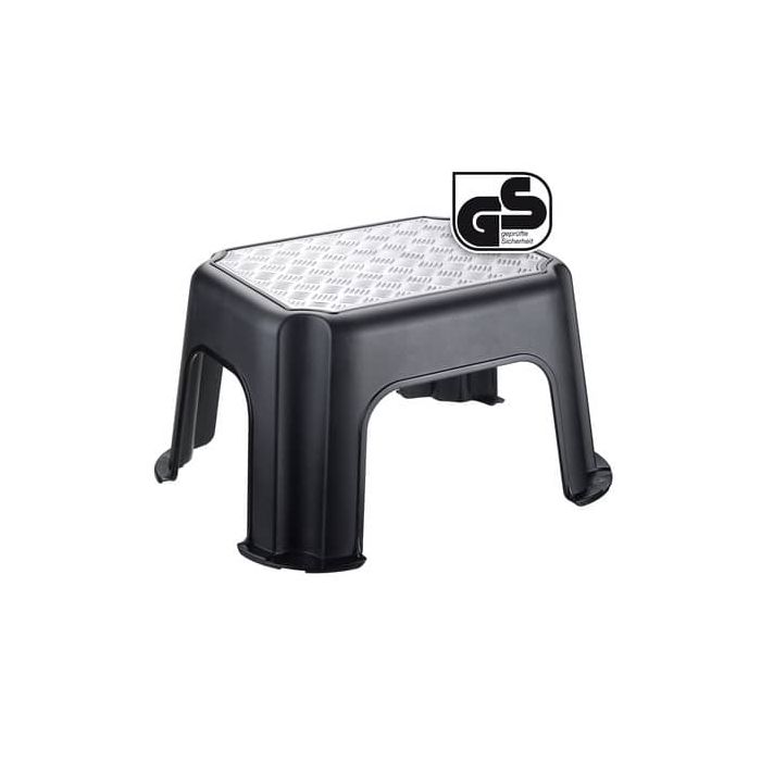 Sgabello Rotho fisso 150 kg. nero/allum. F707789 main product photo