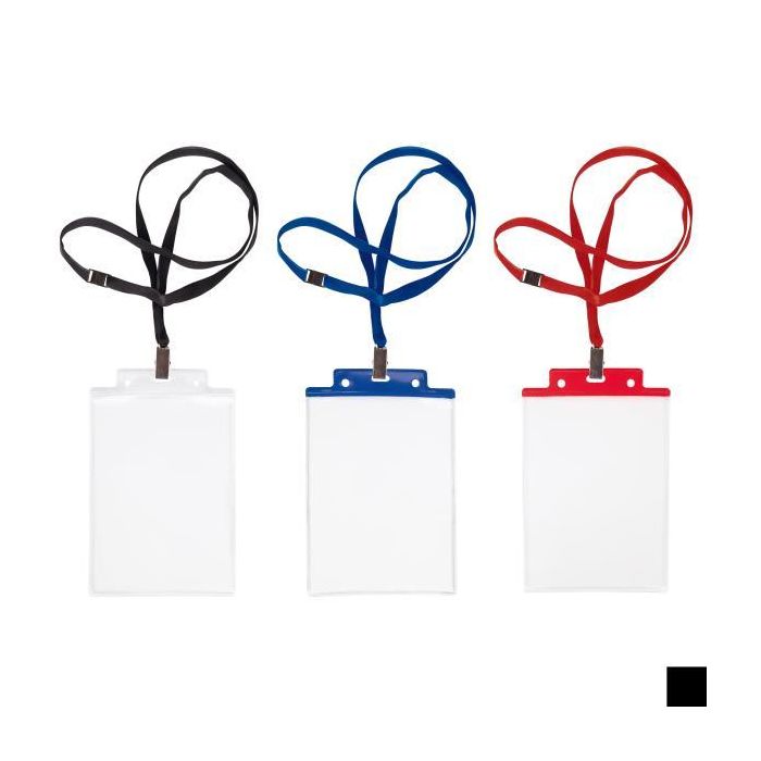 SEI ROTA 10 PORTANOME PASS 6S-P 10x15cm (A6) NEUTRO con CORDONCINO BLU main product photo
