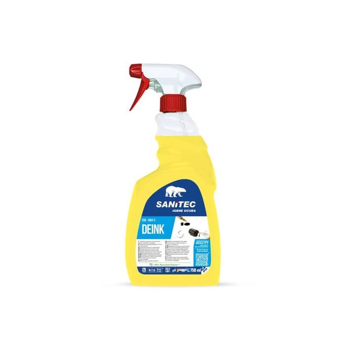Detergente per Inchiostri, colla e grasso SANITEC Deink 750 ml 1884-S main product photo
