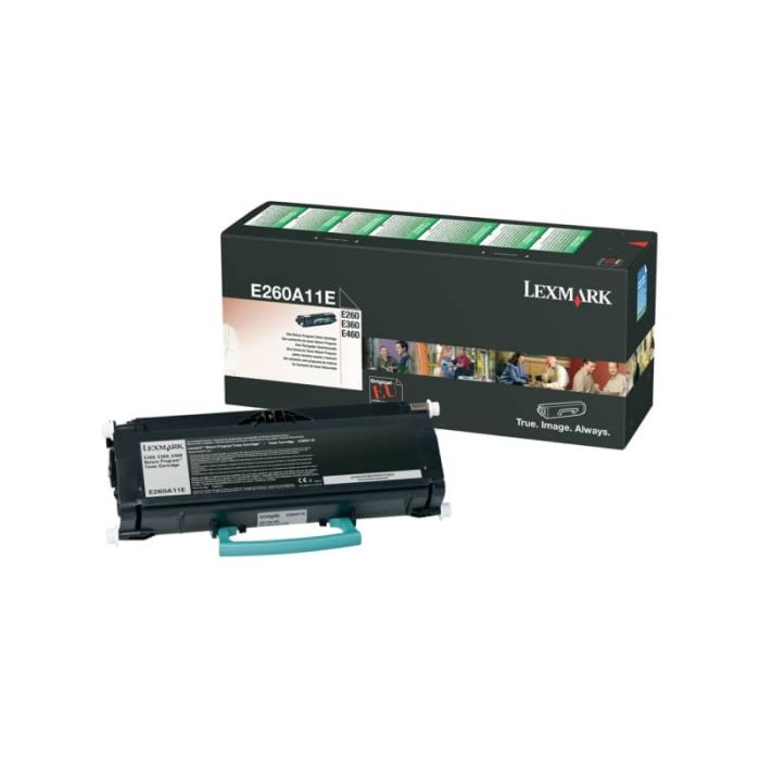 Toner return program Lexmark nero E260A11E main product photo