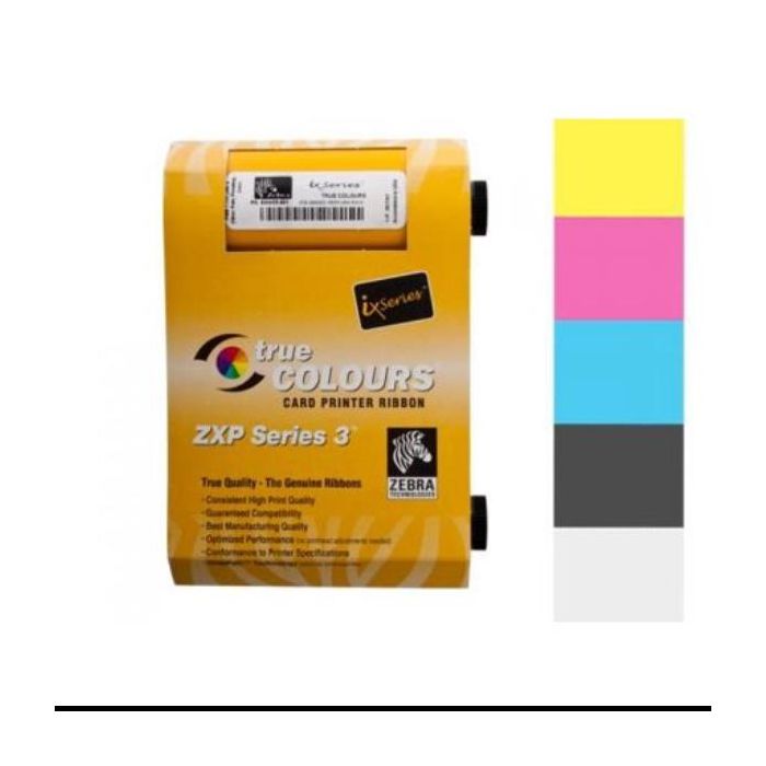 ZEBRA RIBBON CARD COLOR FRONTE/RETRO P120 main product photo