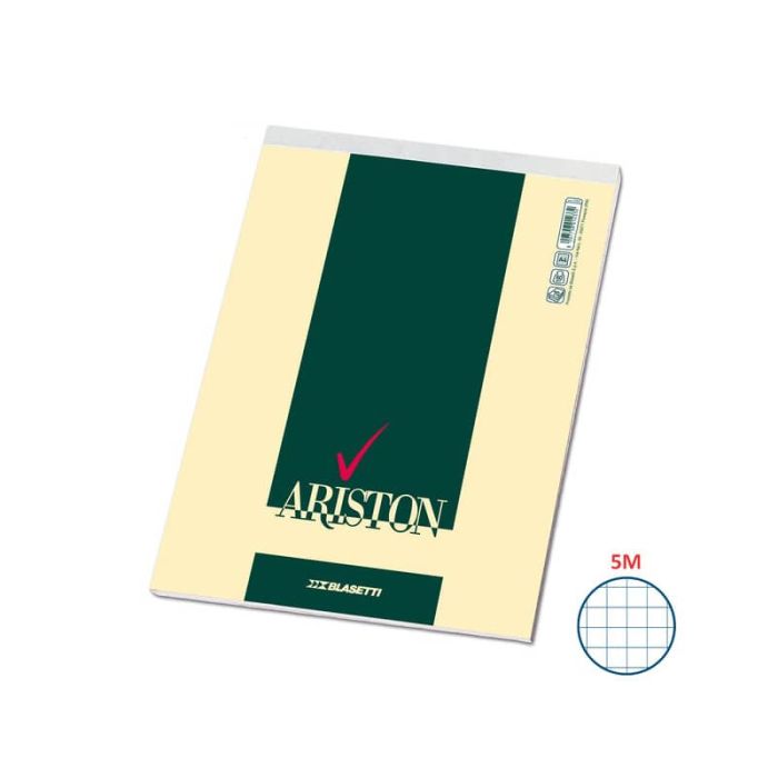 Blocchi con punto metallico Blasetti Ariston - 70 ff 60 g/m² A4 - quad. 5 mm 1069 main product photo