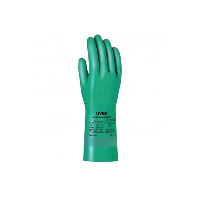 Guanti protettivi PROFASTRONG NF33 - rischi chimici - verde Uvex TG. 10 6012204 main product photo