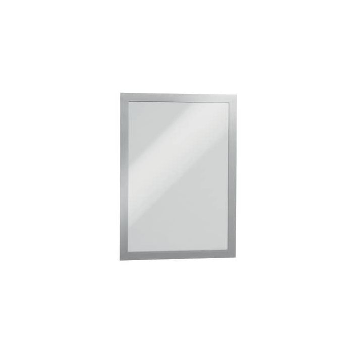 Cornice espositiva adesiva DURABLE DURAFRAME® A4 - argento Conf. 10 pezzi - 4882-23 main product photo