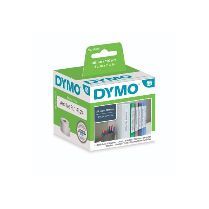 Rotolo da 110 etichette Dymo LabelWriter indirizzi standard 190x38 mm bianco S0722470 main product photo