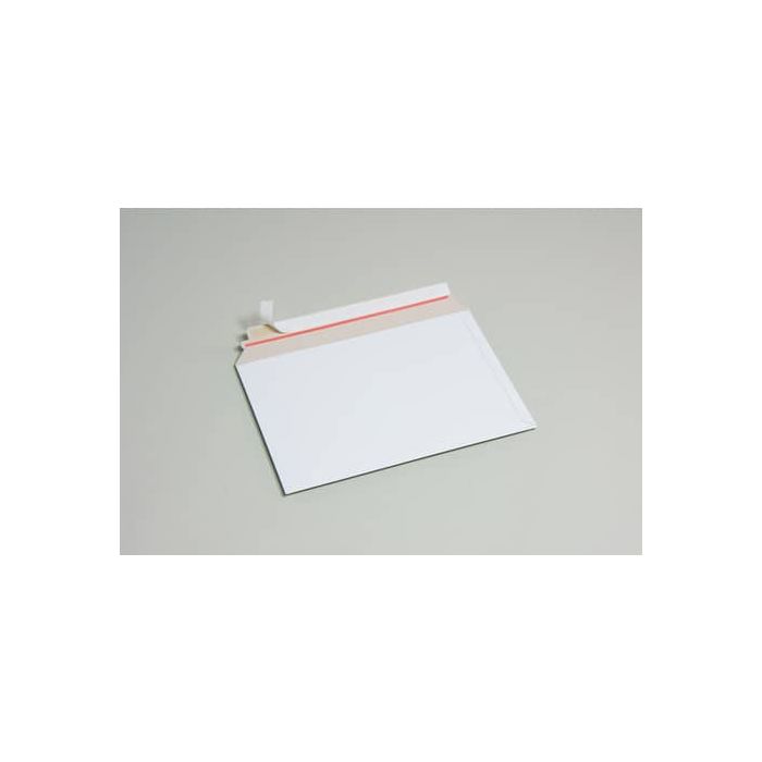 Buste a sacco in cartoncino teso bianco apertura lato lungo Cart Pack conf. 100 pz Bong formato A4,2DVD - 543320 main product photo