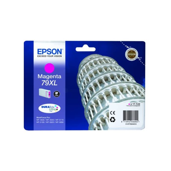 Cartuccia inkjet alta capacità blister RS 79XL Epson magenta C13T79034010 main product photo