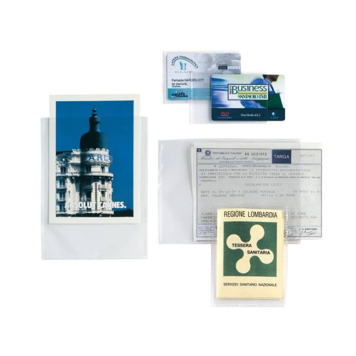 Buste in PP liscio Sei Rota Soft 7,5x11 cm alto spessore trasparente 100 pz. - 650711 main product photo