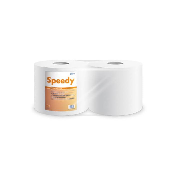 Bobina multiuso Lucart Speedy asciugatutto 171 m 2 veli (cfz 2 rotoli) da 760 strappi - 852247B main product photo