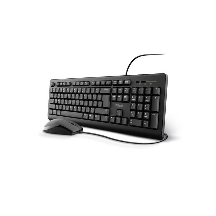 Set tastiera e mouse a filo TKM-250 Trust nero 23976 main product photo