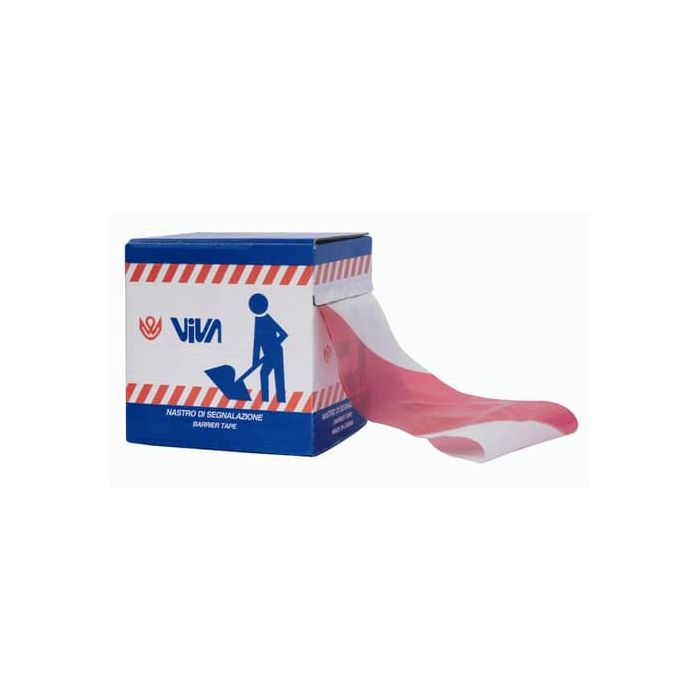 Nastro segnalazione Viva messaggio bianco/rosso 70mm x 200m 1650B/R main product photo