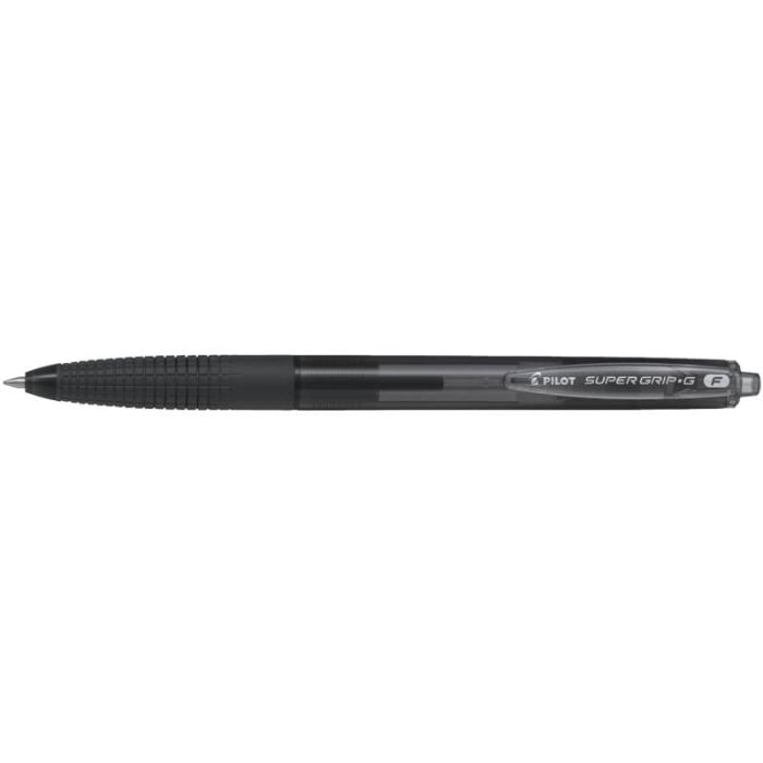 Penne a sfera a scatto Pilot Supergrip G punta F nero 1638 main product photo