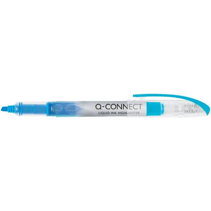 Evidenziatore a penna Q-Connect 1-4 mm blu KF00399 main product photo